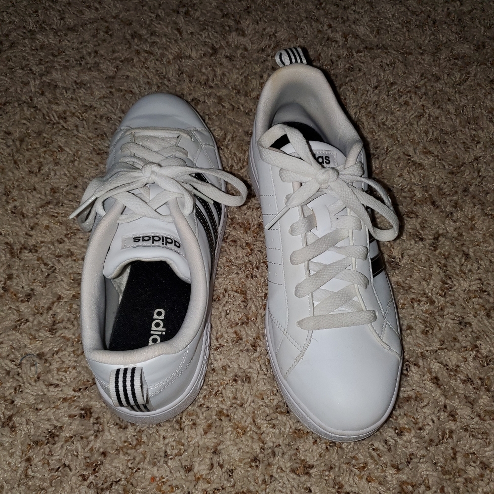 Adidas white shoes